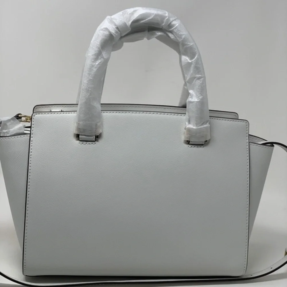 Michael kors Selma medium satchel crossbody+PomPom